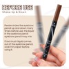 Eyebrow Pencils for Women 2-in-1 Dual-Ended, Microblading Eyebrow Pen 4-Fork-Tip