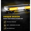 Xprite 14 inch 120 LED Rooftop Emergency Strobe Light Bar