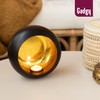 Gadgy Tea Light Holder Black Gold - Lantern Dining Table