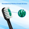 Replacement Brush Heads Compatible with AquaSonic icon Electric Toothbrush, 10