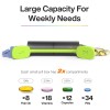 KERTSSY Weekly Pill Organizer 2 Times a Day - Am