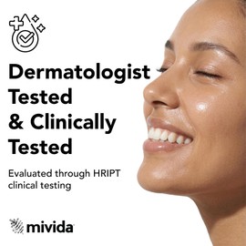 mivida Hypoallergenic Makeup Remover Wipes with Hyaluronic Acid, Dermatologist Tested Alcohol Free & Fragrance Free make up wipes 25 Count