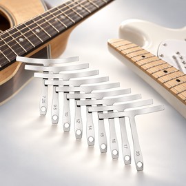 9-Piece Understring Radius Gauge Set for Guitar Setup