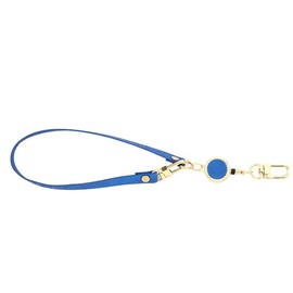 Plus Nao Reel Strap, Reel Strap, Wrist Strap, Extendable, Keychain, Pass, Passcase, Commuter Key, Employee ID Card, blue
