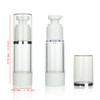 COSIDEA 3pcs 30ml Empty refillable airless Pump Bottles Travel Foundation