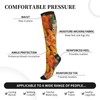 Mshutbna Animal Compression Socks Knee High Circulation Support Socks For