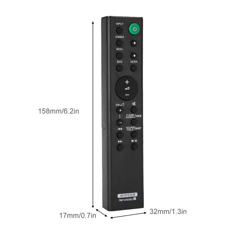 HT CT390 Remote Control Compatible with Sony Sound Bar, Replacement