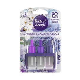 Perfect Scents 3 Scents Air Freshener Refill - Compatible with 3volution Lavender & Honey blossom 20ml (3 Pack)