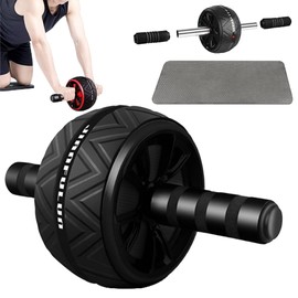 Rueda de ejercicio abdominal | AB wheel para ejercitar en casa, gimnasio o en las afueras Entrena los abdominales y el cuerpo funcional