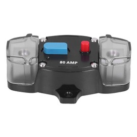 80A Automatic Circuit Breaker Fuse Reset Overload Protection for Car Marine Boats Audio Video System