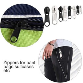 85 Pcs Pure Copper and Zinc Alloy Zipper Replacement Zipper Repair Kit with Plier Tool