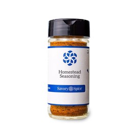 Savory Spice Homestead Seasoning - Paprika Dry Rub & Meat Marinade Mix for BBQ, Grilling & Smoking (2 Cup Bag - Net: 11 oz)