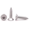 M6 x 16mm Flat Socket Cap Head Self Tapping Screws,