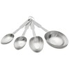 Norpro Stainless Steel 4 Pc Measuring Cup Scoop Shaped Set