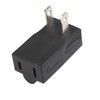 Polarized 2-Prong L Type Adapter, Vertical Right Angled Down Angle