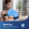 REVIX XL Shoulder Ice Pack for Rotator Cuff Reusable Gel