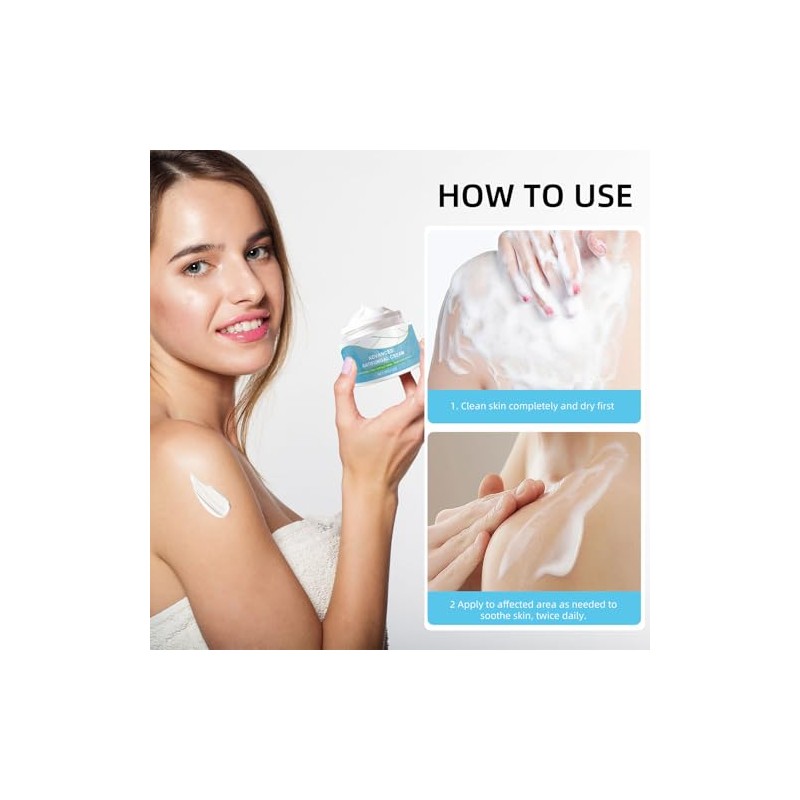 Antifungal Cream, Fast Soothing Itchy, Gentle and Safe (2 Pack)