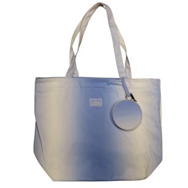 Elevanty Large Fabric Beach Bag with Zip and Blue Purse - Colourful, Colourful