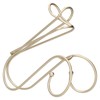 Wine Rack Holder Counter Table Top Free Standing Metal Modern