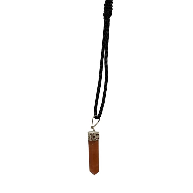 VIE VIE Pencil Pendant, 25-30mm (Red Aventurine)