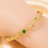 Luxury Court Filigree Electroplated Copper Alloy Gold Bracelet All-Match BangleColor: