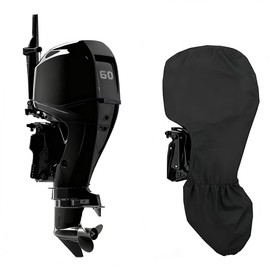 TeBaisea Outboard Full Cover for Mercury Outboard Engines ((40HP、50HP、60HP 4 STR 4CYL 995CC, Leg Length:20")