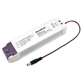 24V Dimmable LED Driver, 50W Triac ELV/MLV LED Transformer Electric Power Supply, 0-100% Dimming, Compatible with Lutron, Leviton Dimmers for 24Volt LED Strips Cabinet Lighting.