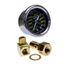 VMS RACING 0-100 PSI Liquid Filled Fuel Pressure Gauge with