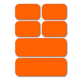 Abs Belt Compatible 6 Piece Set, Compatible with Six Pads, Gel Sheets, Gel Pad, Non-Genuine Japanese Gel, Compatible with Abs, Six Pads, Compatible with Abs Fit, High Conductivity, Gel Sheets