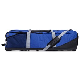 Champion Sports Lacrosse Equipment Bag: Duffel Sports Bag for Mens & Womens, Girls & Boys Gear - Blue