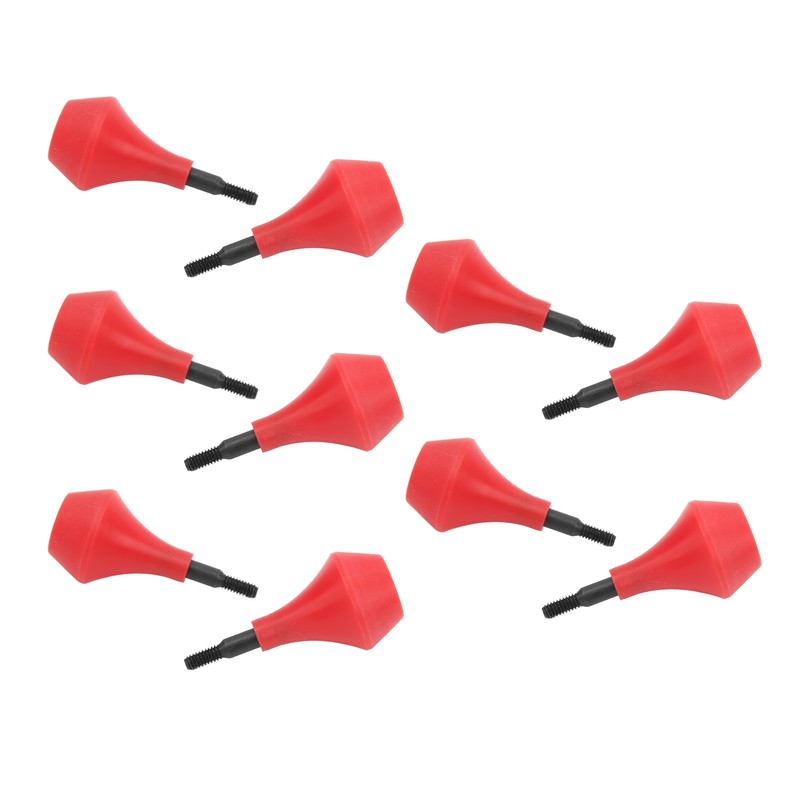10PCS Archery Arrow Head Safety Arrow Tips Screw in Nylon