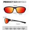 QALLY Polarized-Sunglasses-Men Sports Mens-Sunglasses: Sun-Glasses with UV400 Protection for Driving