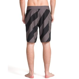 Volcom Men's Standard Mod Tech 20" Boardshort Swim Trunk, Black Combo