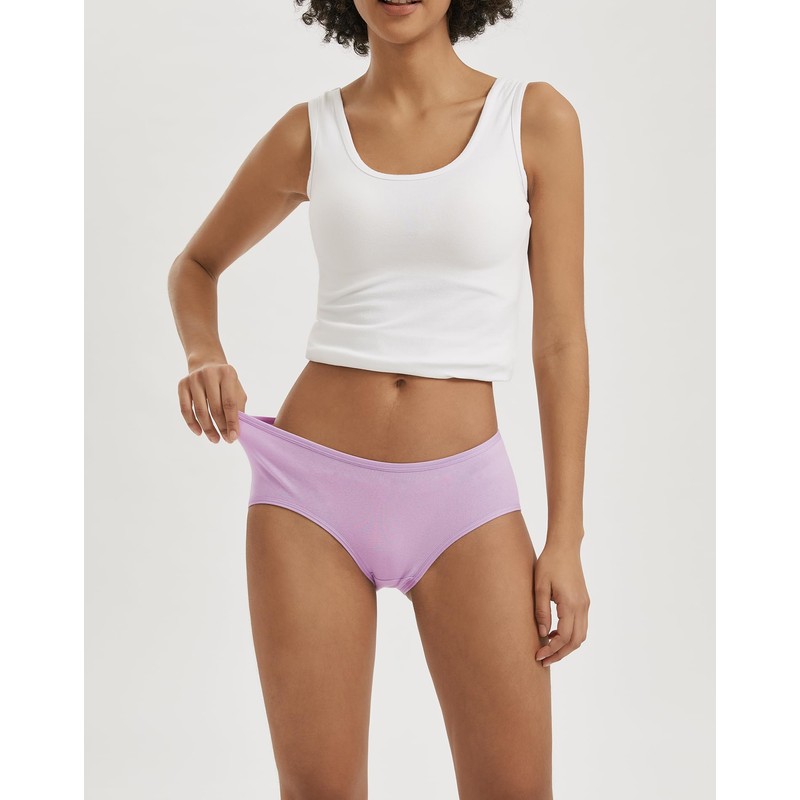 Innersy Women’s Underpants, Cotton, Breathable, Medium Waist Panties, Pack of