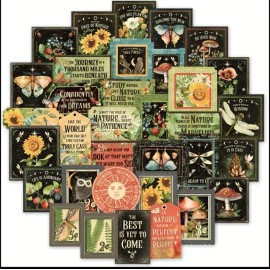 Unbranded 10pcs Vintage Herbal Plant  Stickers- Scrapbook, Journal, DIY Crafts & Cards