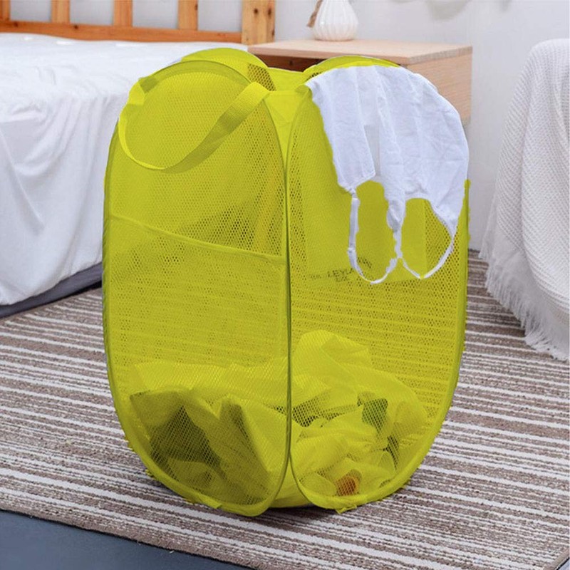 Bud - Cesta plegable de malla para ropa de colada