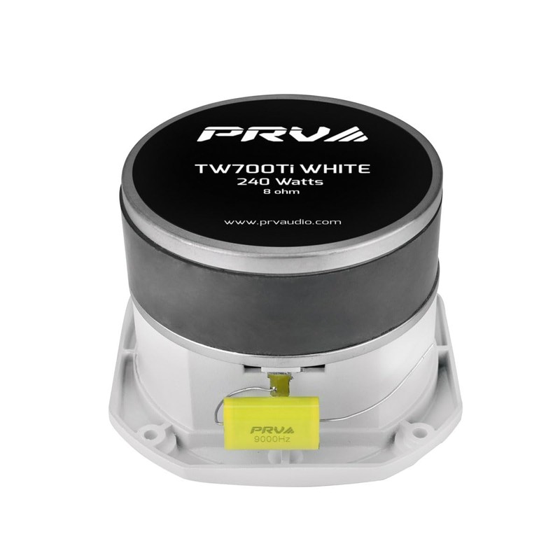 PRV AUDIO TW700Ti White 4 Inch Titanium Bullet Tweeter 240