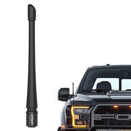 RYDONAIR Short Antenna Compatible with Ford F150 2009-2025 & Ford Bronco 2021-2025, Internal Copper Coil for Enhanced Reception, Car Wash Proof, 7 inches Rubber Antenna Replacement