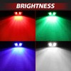 LTEODCHEW V-Pro LED UTV Dome Light RGBW, 12V Car Interior