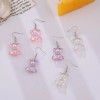 KH Aretes De Panditas Colores Tornasol