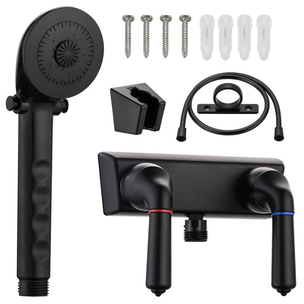 RV Shower Faucet & Shower Head Kit with Hose -