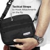SUPERVEK Minimalist Messenger Sling Bag - Crossbody Shoulder Tactical Organizer