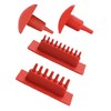 QWORK® 4Pcs Wood Grain Tool, Wood Pattern Painting Tool Rubber
