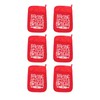 6Pcs Christmas Pot Holders with Pocket Heat Resistant Hot Pad
