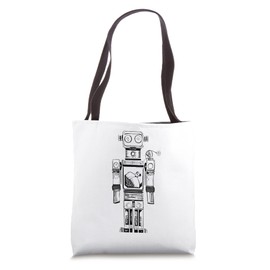 Simpatico vintage robot Tote Bag