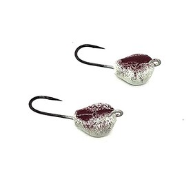 Joebaggs Lay-Perfect Tog/Blackfish Jigs 1.5 oz. Glow White Legger 4X Custom Hook