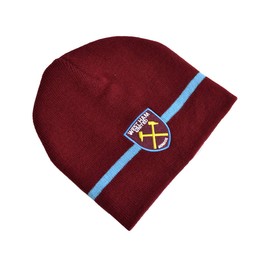 West Ham United Knitted Beanie Hat Claret