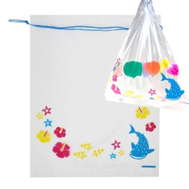 Okima Goldfish Bags, 20 Pieces, 4 Colors + All Colors to Choose from, Goldfish Scoop, Super Bowl, Tropical Style, Festival, 5.5 x 7.1 inches (14 x 18 cm), Blue, 20 Sheets), blue