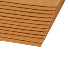 cyclingcolors 2 x Coloured Felt Felt Fabric Hobby Crafts Sewing Scrapbooking Craft Decoration Decoupage A4 20 x 30 cm Thickness 1.5-2 mm Polyester 300 g/m² - Cognac Brown