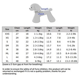 TaniWina Pet Clothing Denim Embroidery Jumper Dress - Cute and Stylish Dress for Small Dogs (XS)